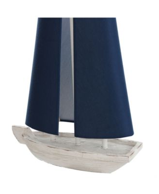 Molded Sail Boat Table Lamp