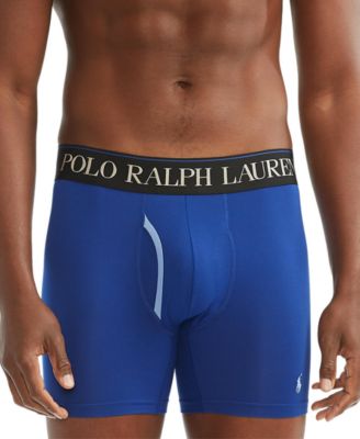 폴로 랄프로렌 맨 브리프 속옷 Polo Ralph Lauren Mens Three-Pack 4D-Flex Microfiber Briefs,Royal/Camo/Blue