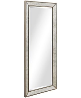Solid Wood Frame Covered with Beveled Antique Mirror Panels - 24" x 54"
