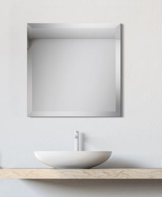 Frameless Beveled Prism Mirror Panels - 24" x 24"
