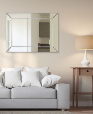 Solid Wood Frame Covered with Beveled Clear Mirror - 40" x 30"