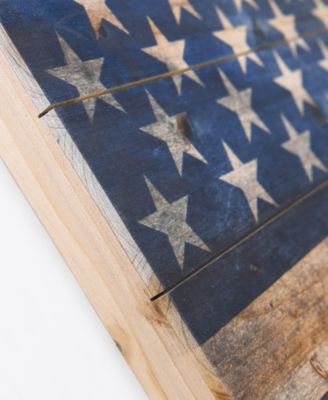 'American Dream' Arte De Legno Digital Print on Solid Wood Wall Art - 45" x 30"