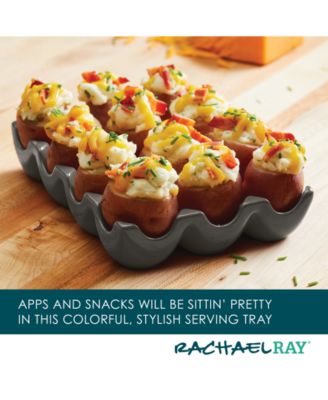 Solid Glaze Ceramics Egg Tray, 12-Cup