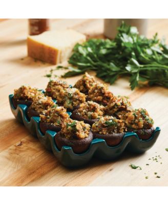 Solid Glaze Ceramics Egg Tray, 12-Cup