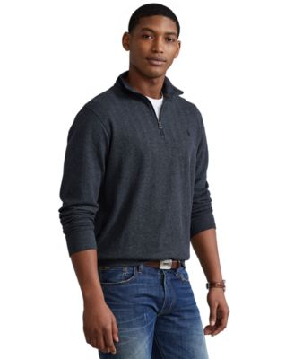 mens ralph lauren quarter zip