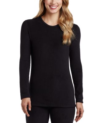Cuddl Duds - Petite Stretch Fleece Long-Sleeve Top
