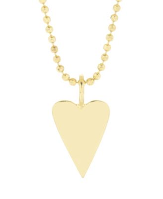 Cameron 14K Gold Plated Heart Charm Pendant Necklace