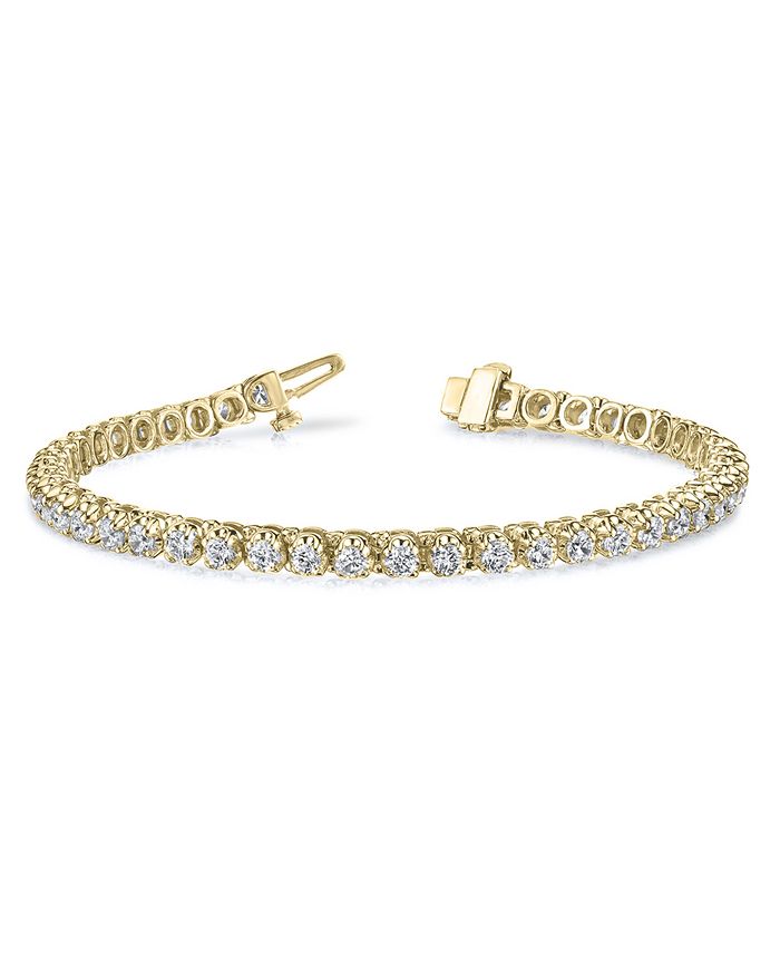 Macy's Diamond Tennis Bracelet (8 ct. t.w.) in 14k White Gold or 14k
