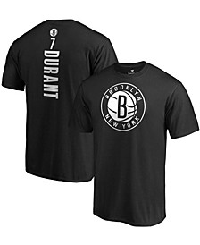 Men's Kevin Durant Black Brooklyn Nets Playmaker Name and Number T-shirt