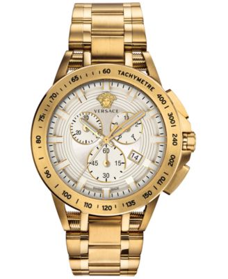 versace gold plated watch