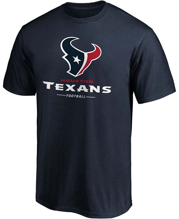 Fanatics Men's Navy Houston Texans Big and Tall Team Logo Lockup T