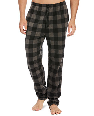 Perry Ellis Portfolio Men's Microfleece Pajama Pants - Macy's