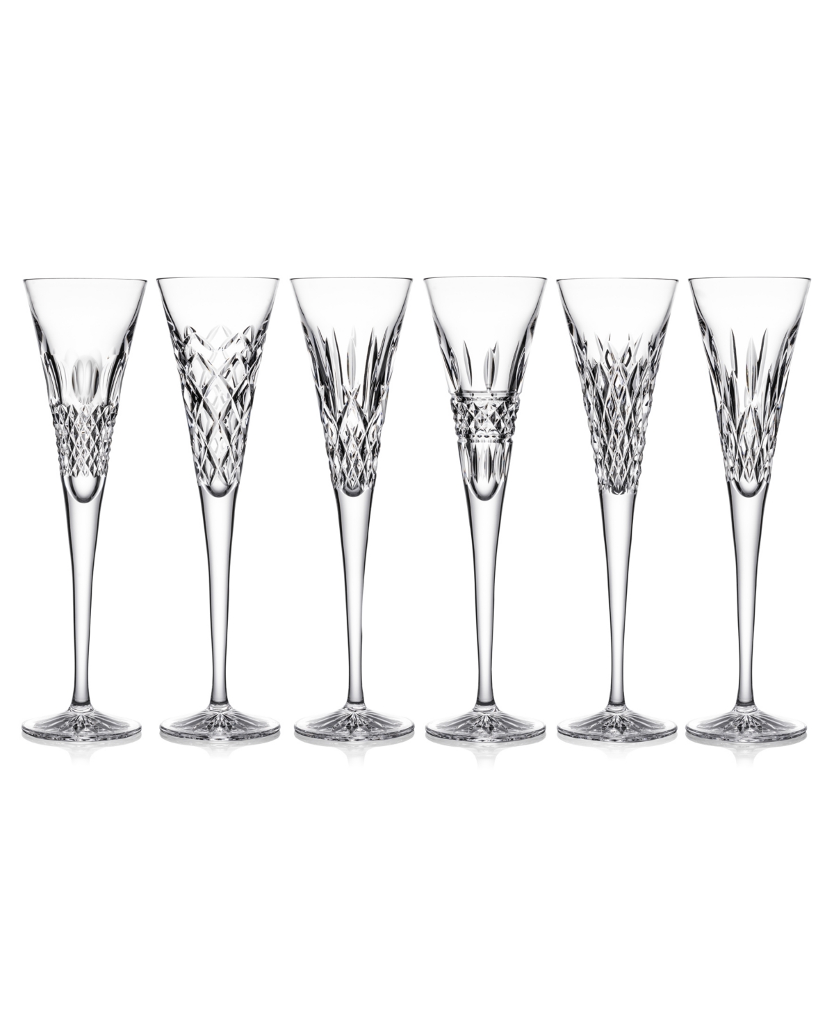 Shop Waterford Heritage Toasting Flute, Set Of 6 In Clear