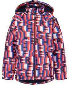 Big Boys Logo Print Puffer Jacket