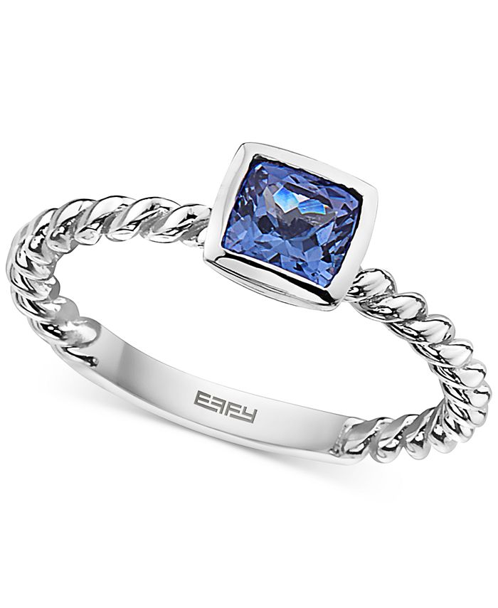 EFFY Collection EFFY Tanzanite Ring 1 2 ct. t.w. in 14k White