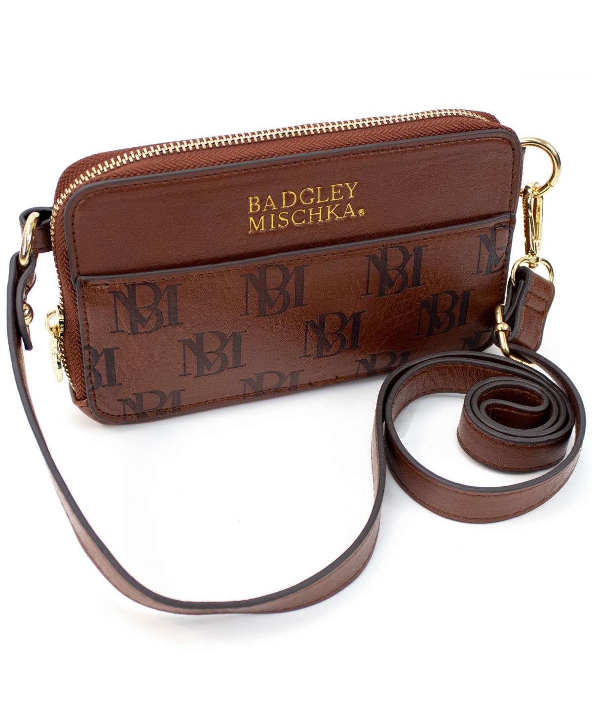 Badgley Mischka Madalyn Women's Belt Bag Fanny Pack In Brown