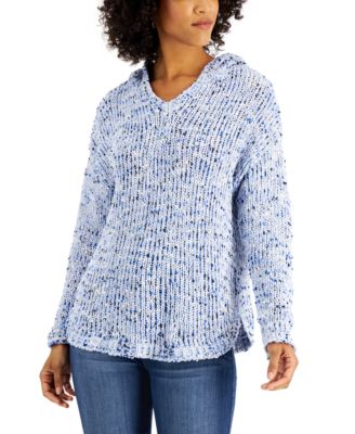 chenille hoodie sweater