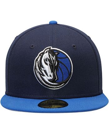 New Era - Men's Navy/Blue Dallas Mavericks Official Team Color 2Tone 59FIFTY Fitted Hat