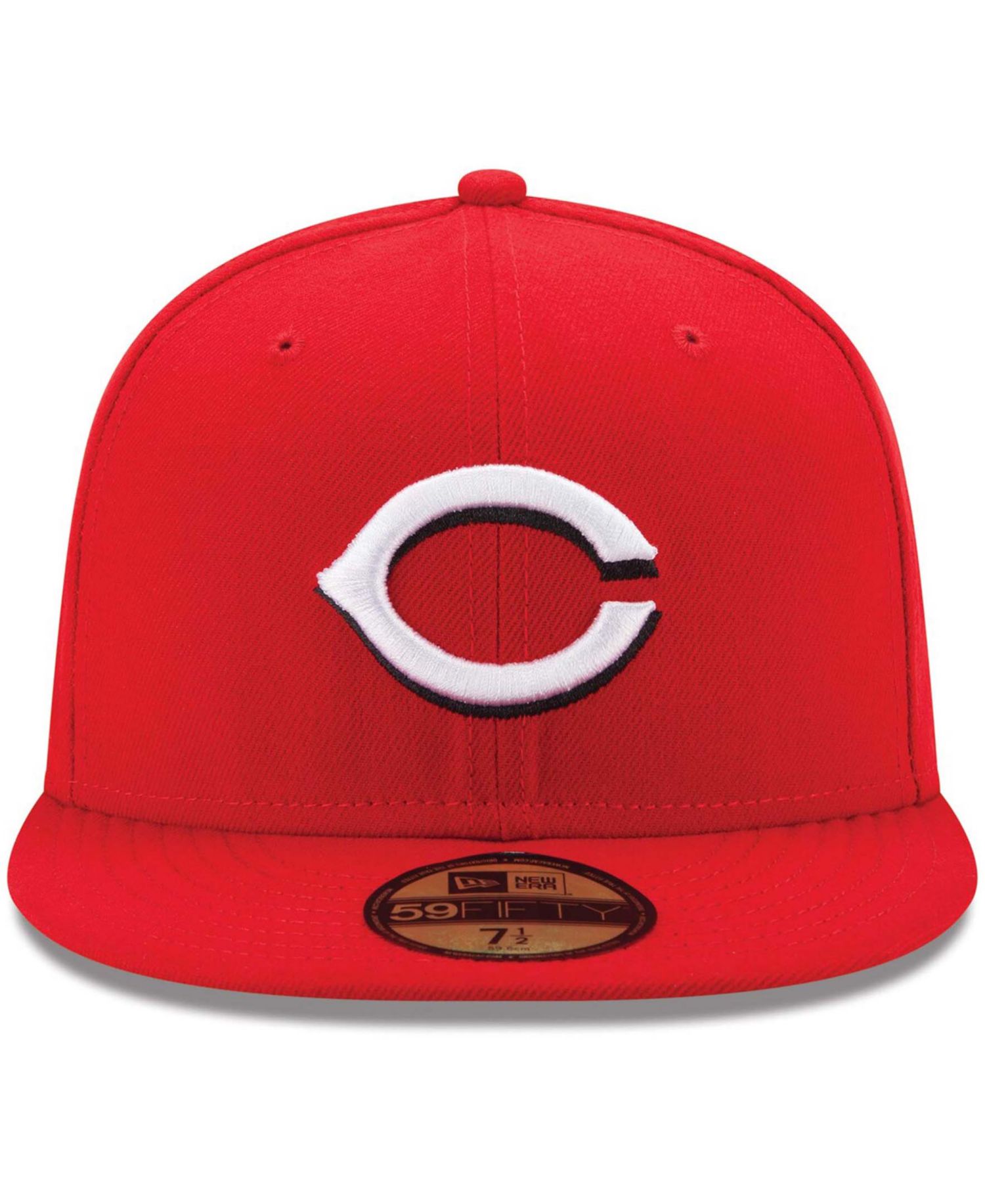 Men's Red Cincinnati Reds Home Authentic Collection On-Field 59FIFTY Fitted Hat
