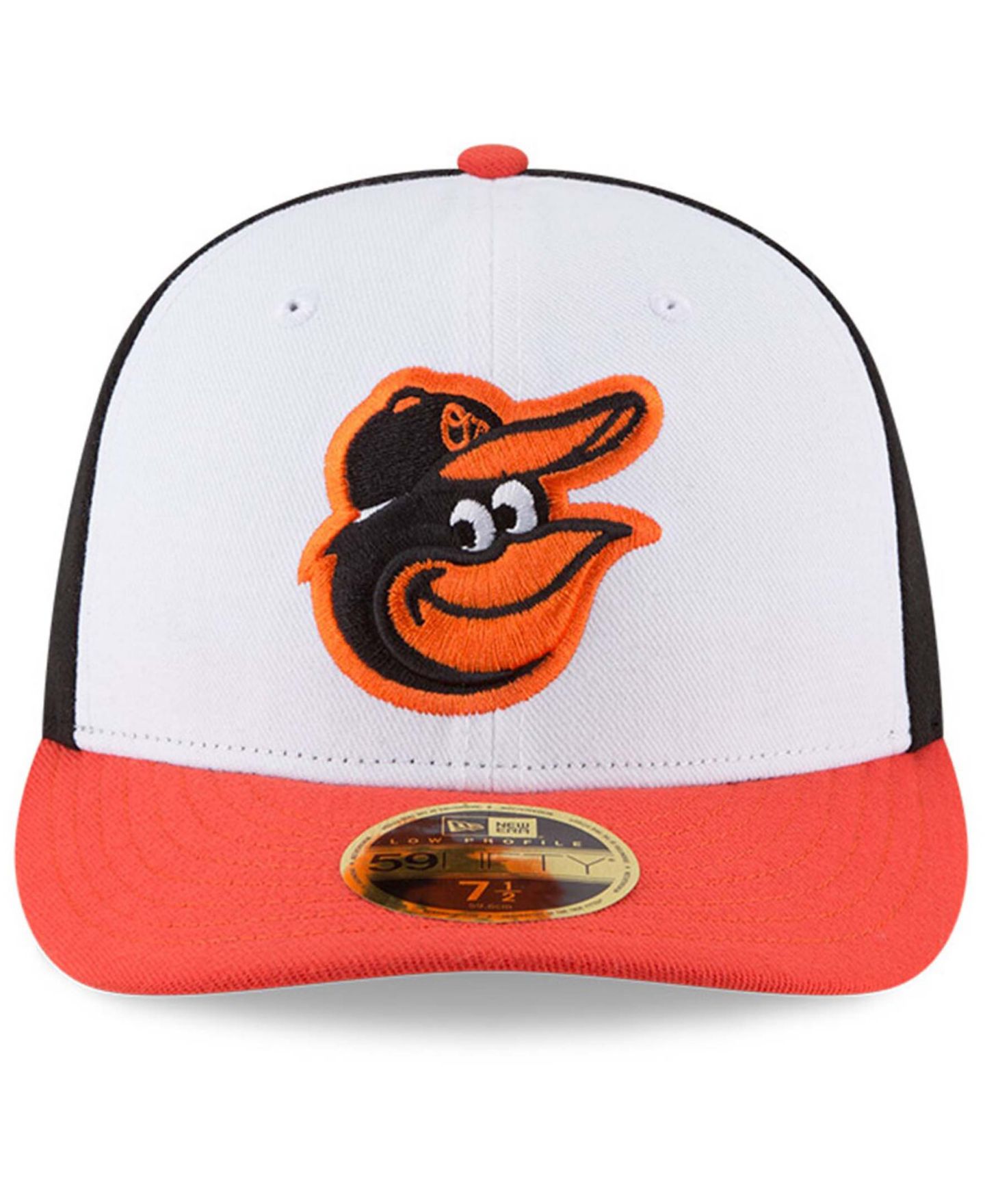 Мужская кепка New Era Baltimore Orioles Home Authentic Collection On-Field Low Profile 59FIFTY Fitted Hat — фото 2