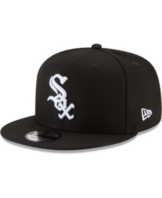 New Era - Men's Chicago White Sox Black & White 9FIFTY Snapback Hat