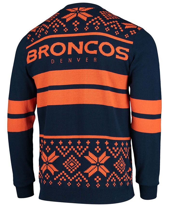Fanatics FOCO Men's Denver Broncos LightUp Ugly Sweater Macy's