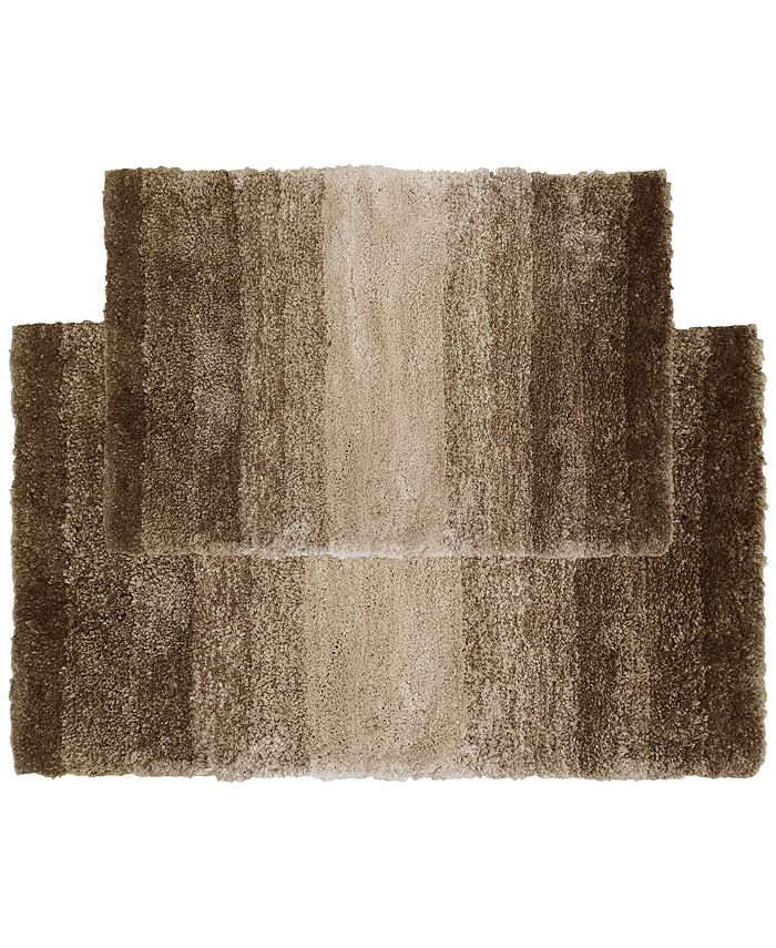 Idea Nuova Soho Stripe 2pc Bath Rug Set & Reviews Bath Rugs & Bath