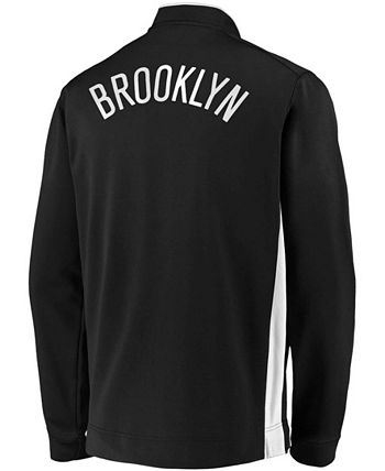Fanatics - Men's Brooklyn Nets Exclusive Mock Neck Full-Zip Jacket
