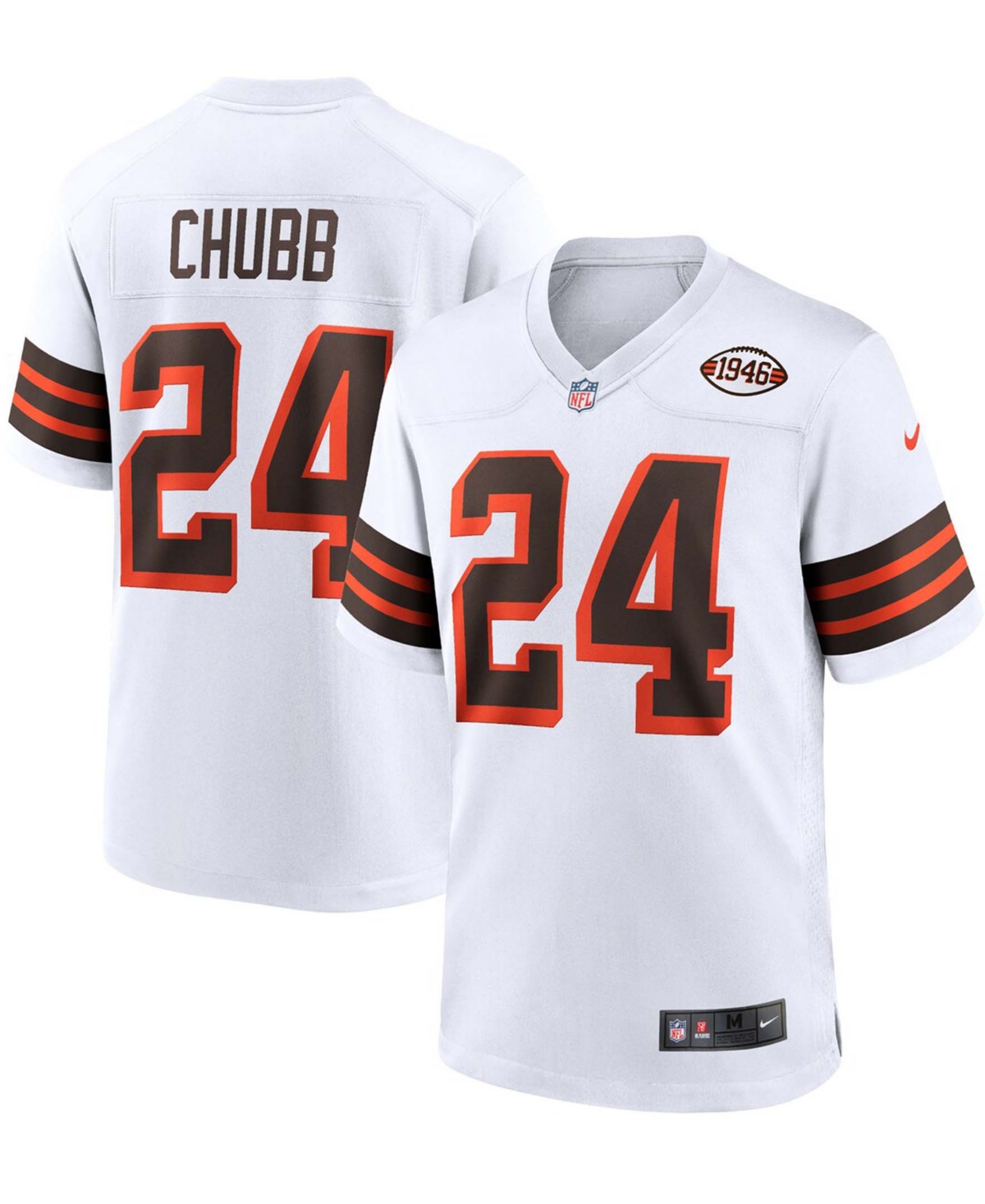 Nike Men's Nick Chubb Cleveland Browns 1946 Collection Alternate Game Jersey