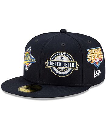 Men's New York Yankees Derek Jeter New Era Navy 2020 Hall of Fame World  Series 59FIFTY Fitted Hat