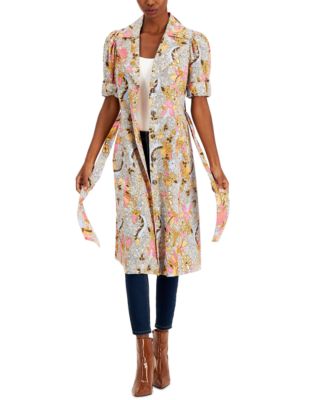 INC International Concepts - Short-Sleeve Printed Jacket