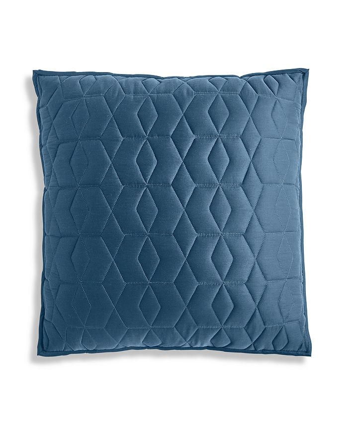 Oake Geometric Embroidered Euro Sham Created for Macy s Cotton