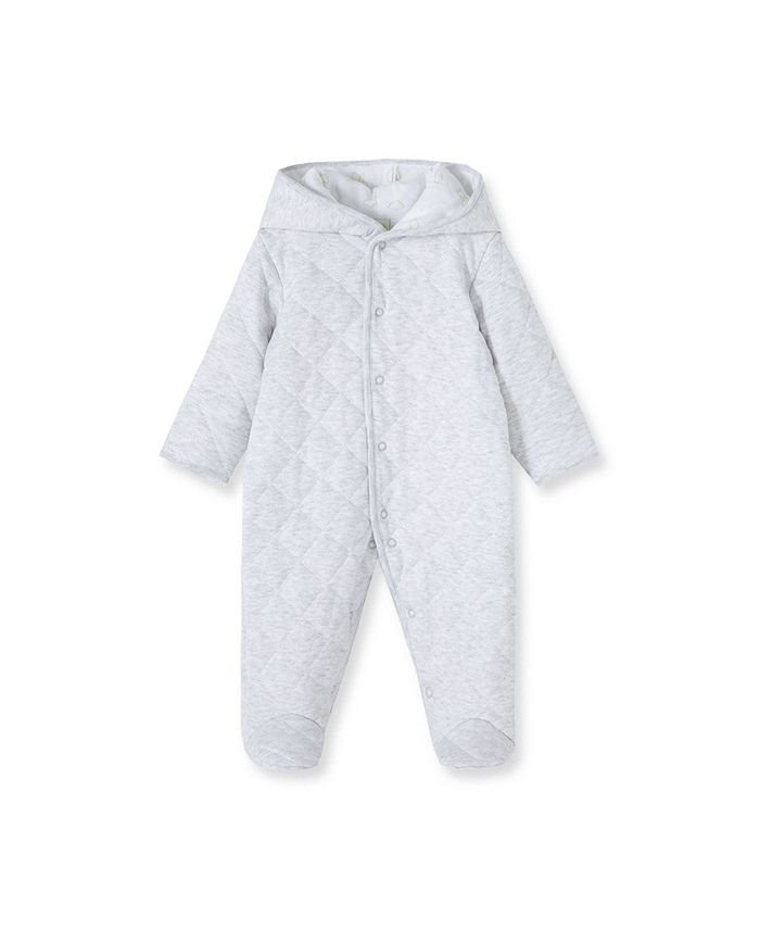 Little Me Baby Boys and Girls Clouds Quilted Pramsuit Macy's