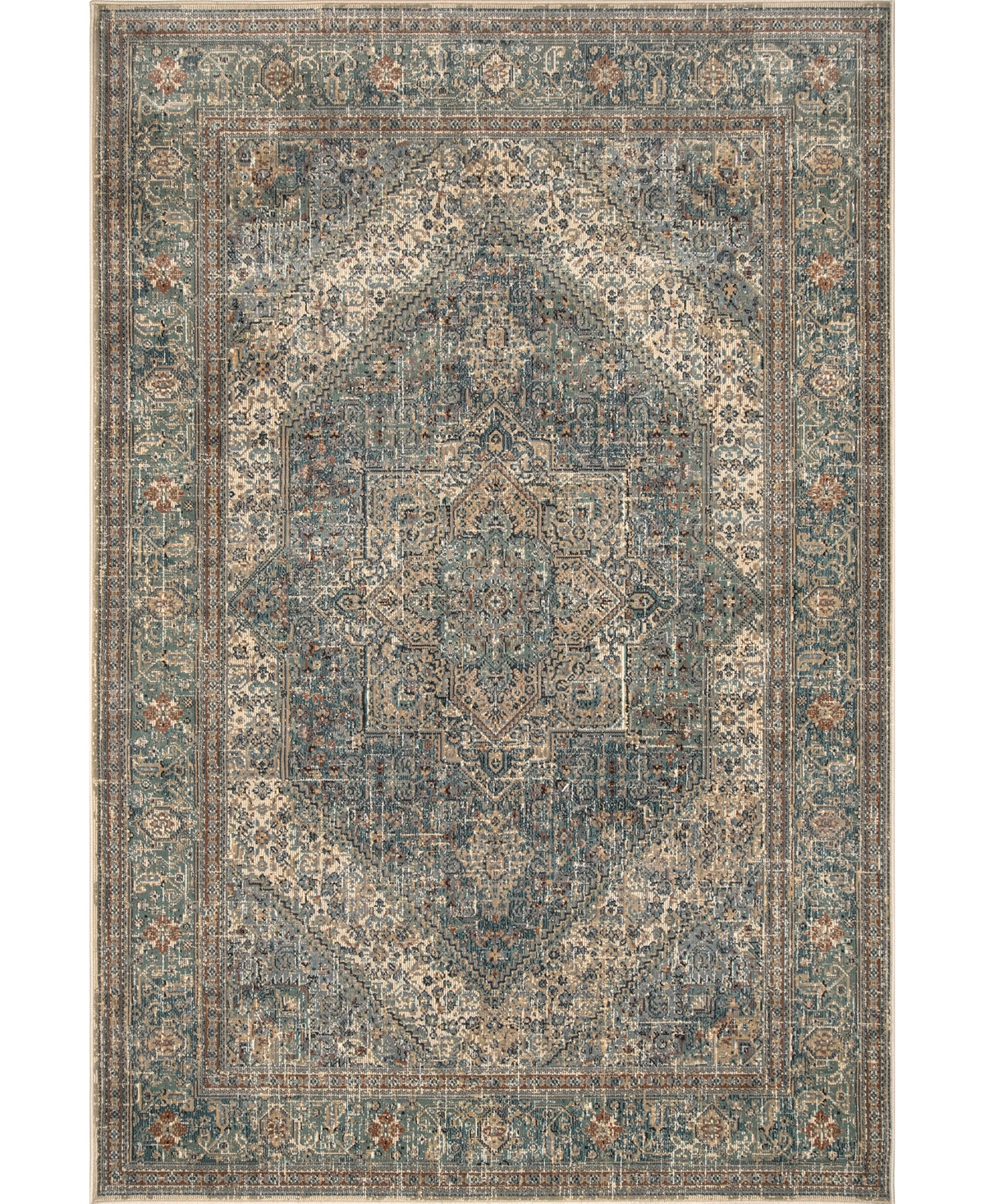 nuLoom Cavalli OWMC07B 8' x 10' Area Rug - Blue