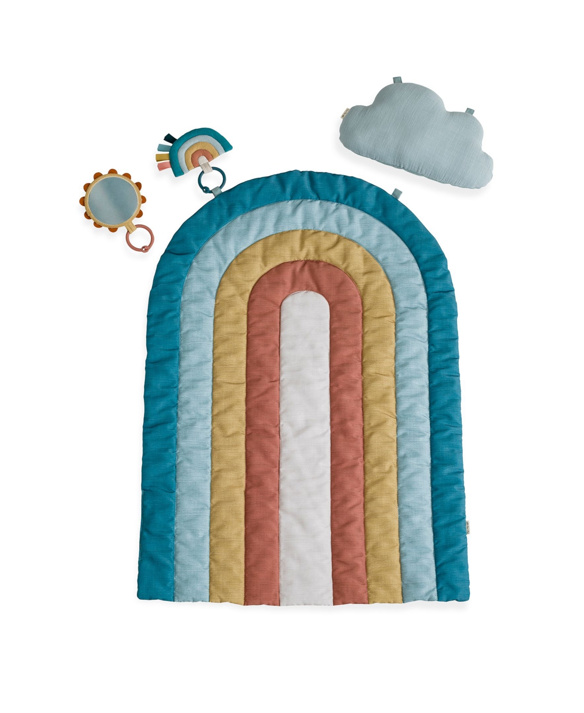 Itzy Ritzy Tummy Time Rainbow Play Mat ModeSens