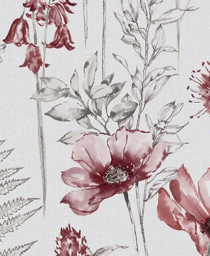 Graham & Brown Floral Sketch Wallpaper Macy's