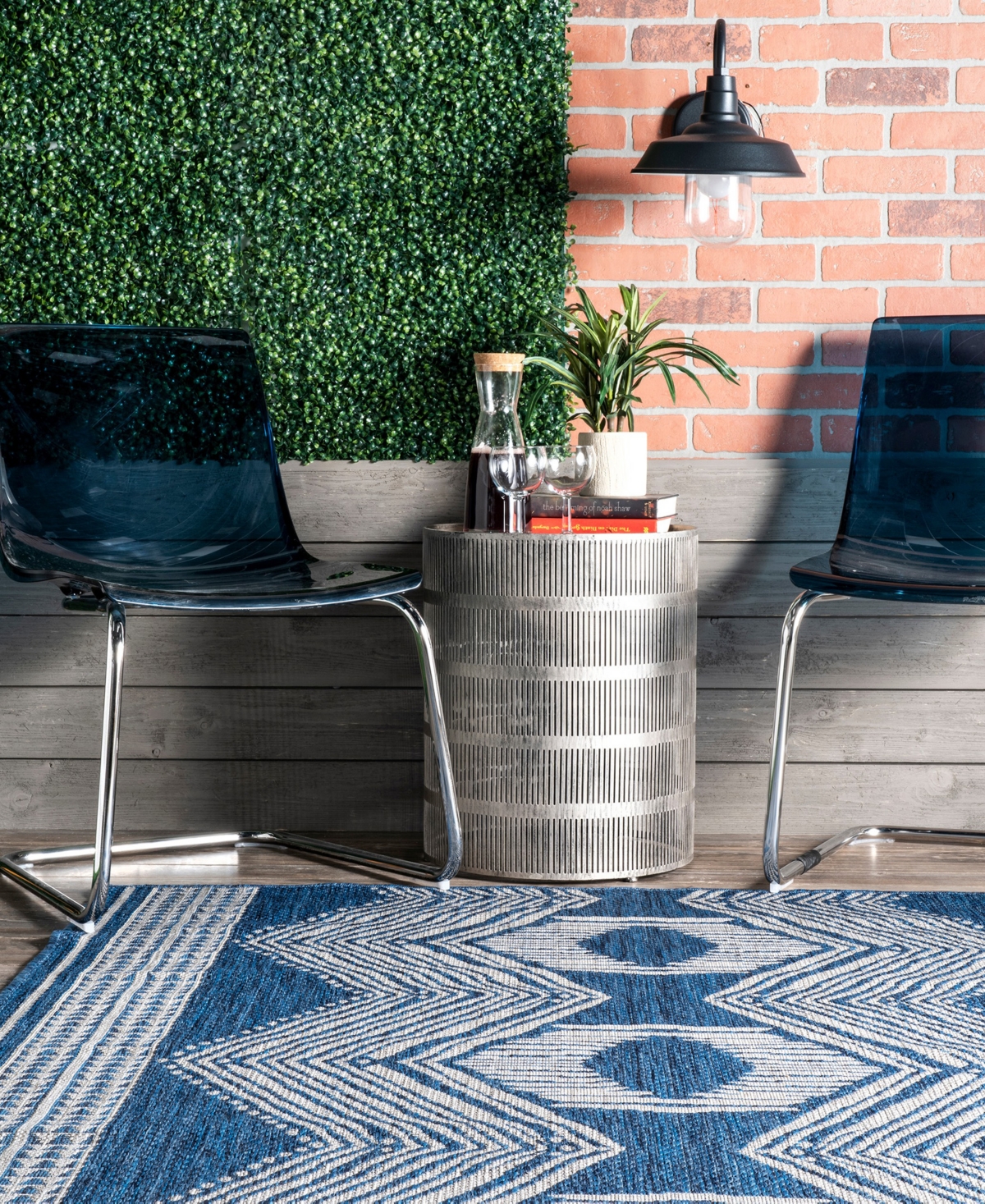 nuLoom Cabana GBCB01C 5' Outdoor Area Rug