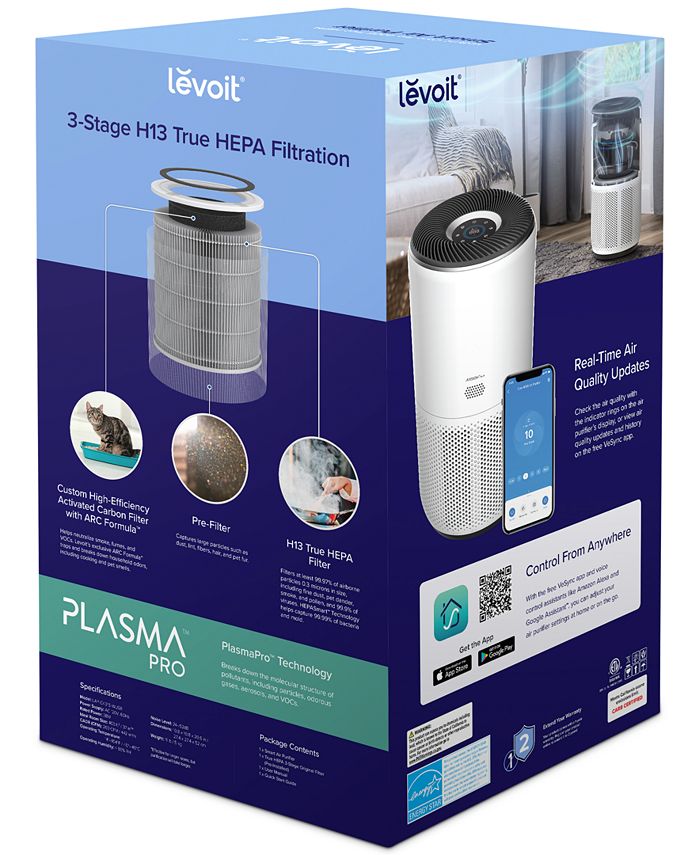 Levoit VeSync Core Pro 400S True HEPA Smart Air Purifier Macy's