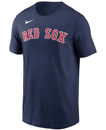 Men's Nike Rafael Devers Navy Boston Red Sox Name & Number T-Shirt