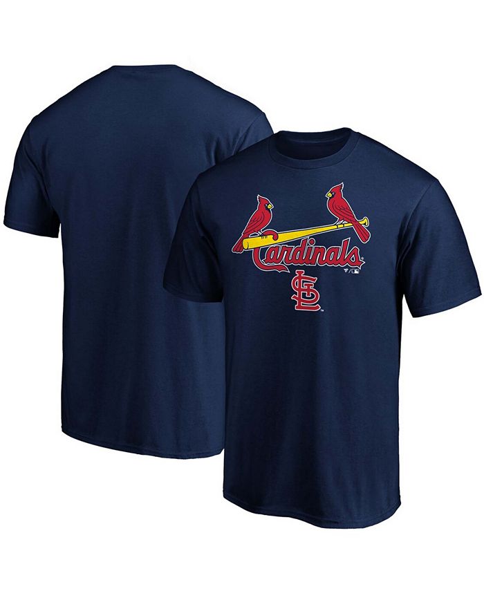 Fanatics Branded Men's Navy St. Louis Cardinals Team Logo Lockup T-Shirt - Navy