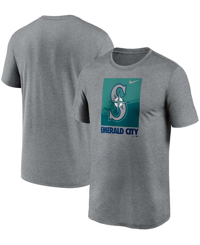 Nike / Youth Boys' Seattle Mariners Blue Authentic Collection Dri-FIT  Legend Long Sleeve T-Shirt