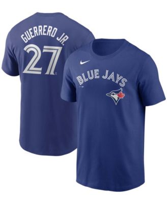 Men's Nike Vladimir Guerrero Jr. Royal Toronto Blue Jays Name & Number - T-Shirt Size: Small