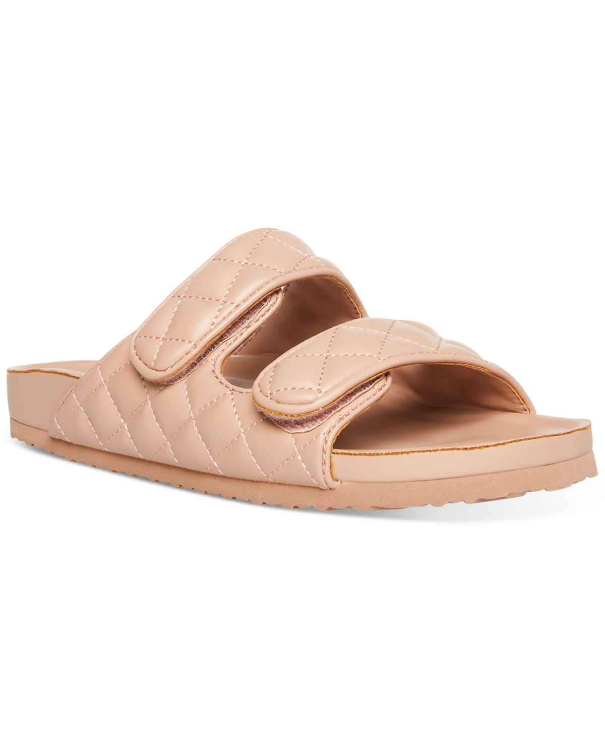 Madden Girl Bria Quilted Footbed Sandals In Caramel ModeSens