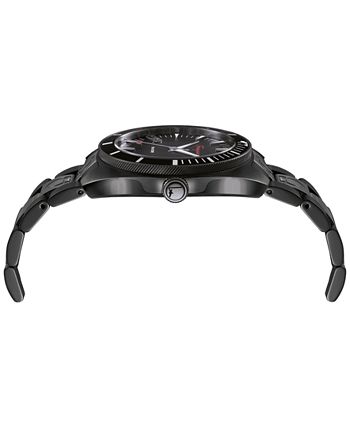 Salvatore Ferragamo - Men's Swiss Ferragamo Experience Black Ion Plated Bracelet Watch 41mm