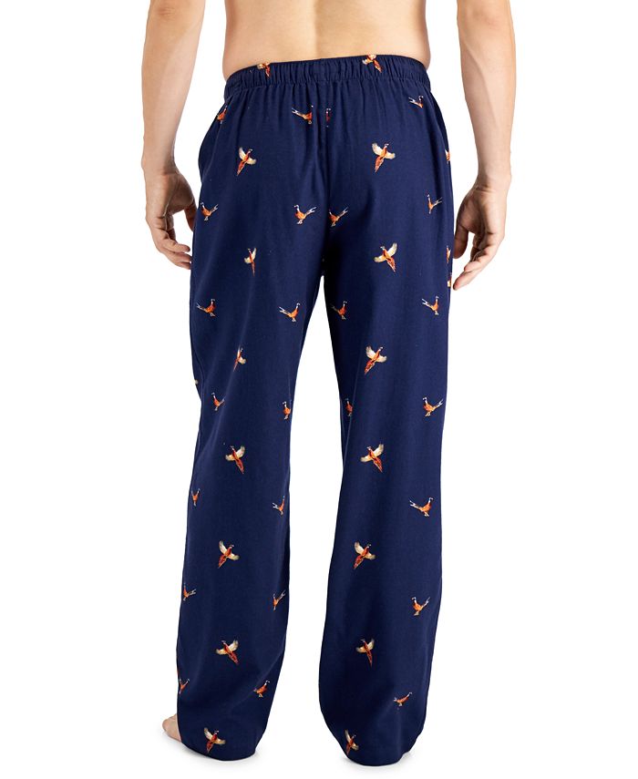 Club Room Men's Flannel Print Pajama Pants, Created for Macy's ...
