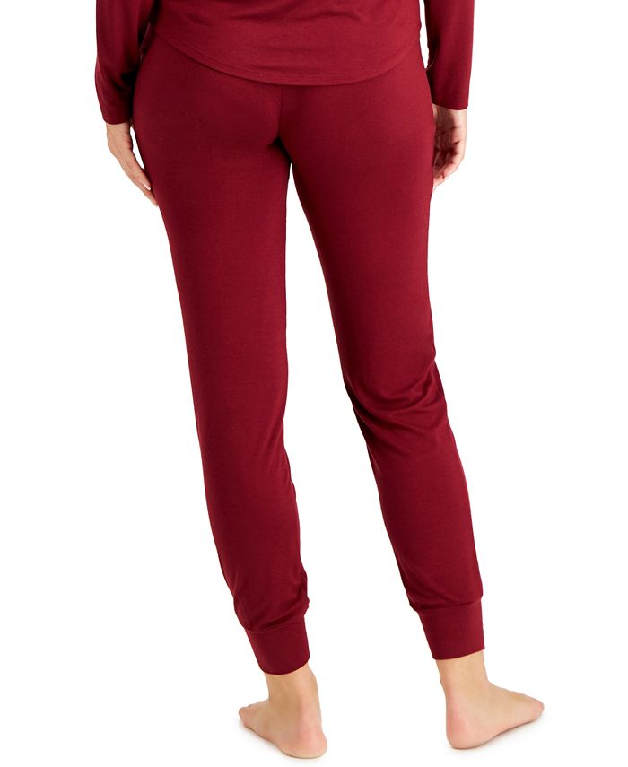 Alfani Essentials UltraSoft Knit Jogger Pajama Pants, Created for Macy