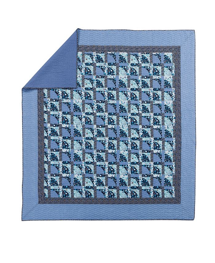 Vera Bradley Paisley Wave Rolling Hill 3 Piece Quilt Set, King Macy's