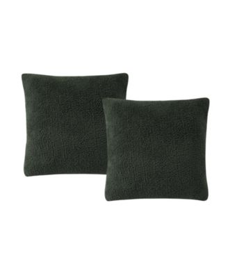 Photo 1 of Birch Trails Solid Sherpa Set of 2 Decorative Pillows, 18" x 18"