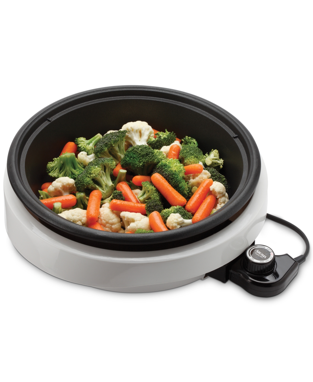 Aroma Asp-137 3-Qt. 3-in-1 Grillet,- White