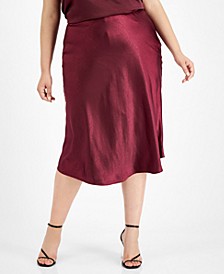 Plus Size Midi Skirt, Created for Macy's